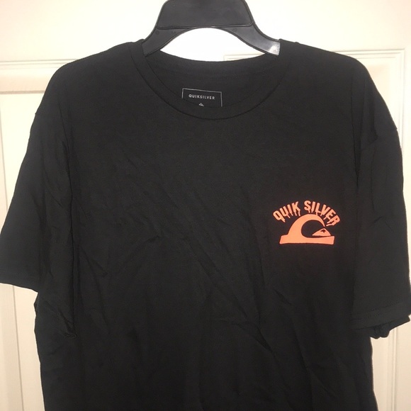New Mens Quiksilver s/s Tee Black - Picture 4 of 6